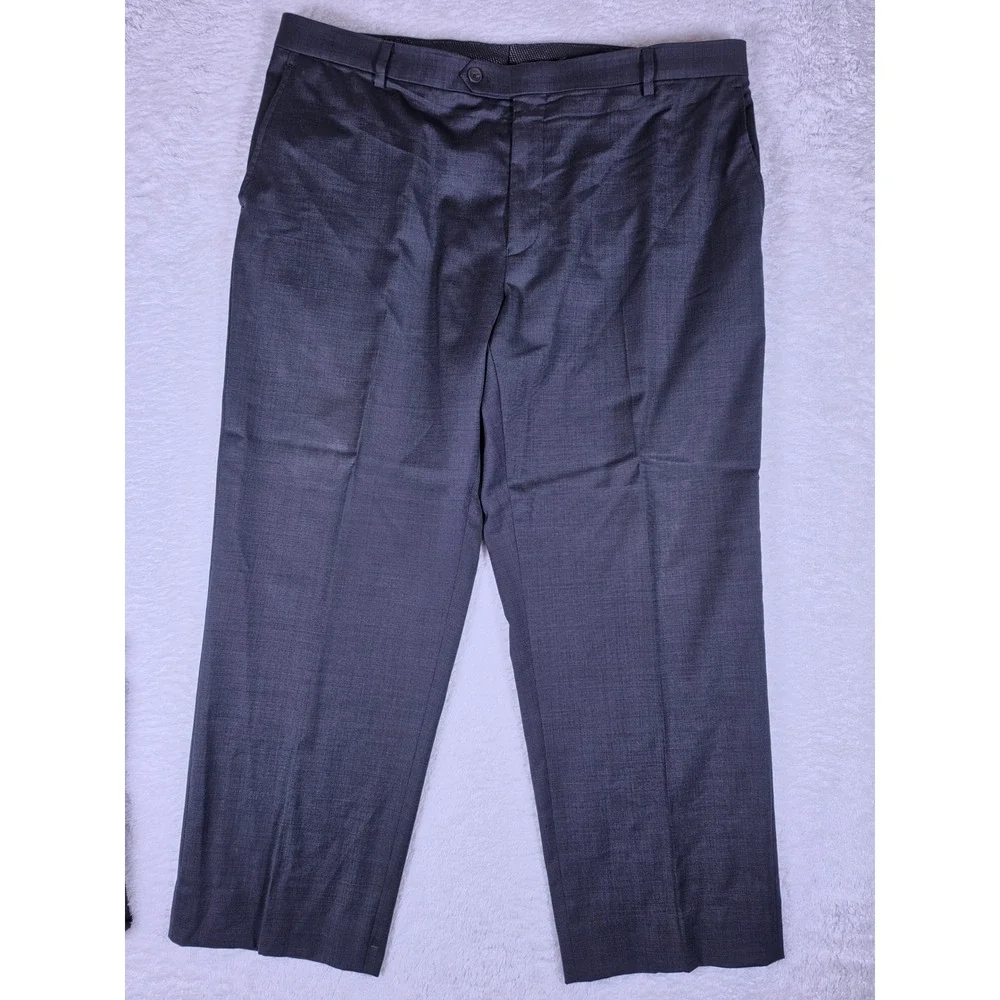 Jos. A. Bank Traveler Mens 50R Gray Wool Stretch Travel Tech Suit SU2SNS-102